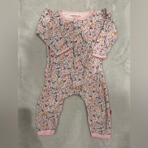 Magnetic Me Floral Pajamas 6-9 mo Pink